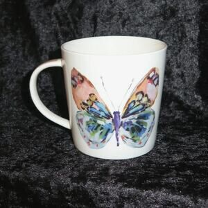 PPD Ali Butterfly Mug Cup Watercolor Bone China Paper Products Design Pastel GUC